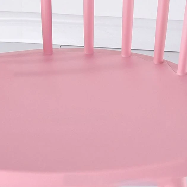 Home Eigentijdse bijzetstoel Windsor Back kunststof eetkamerstoelenset Clearhalo
