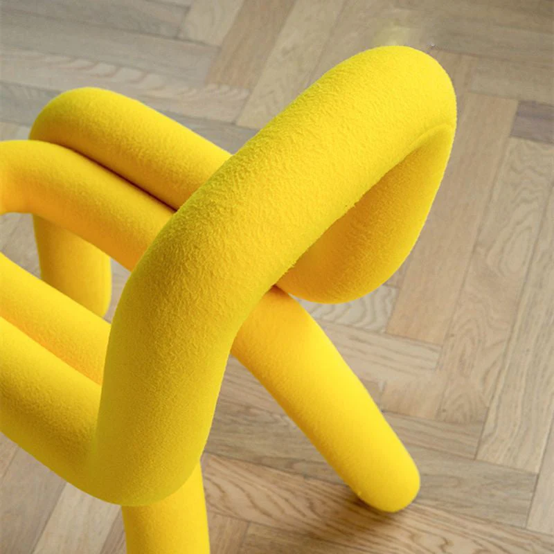 Home Stoffen eetkamerstoelen Designerstijl armloze stoel met open rug Clearhalo