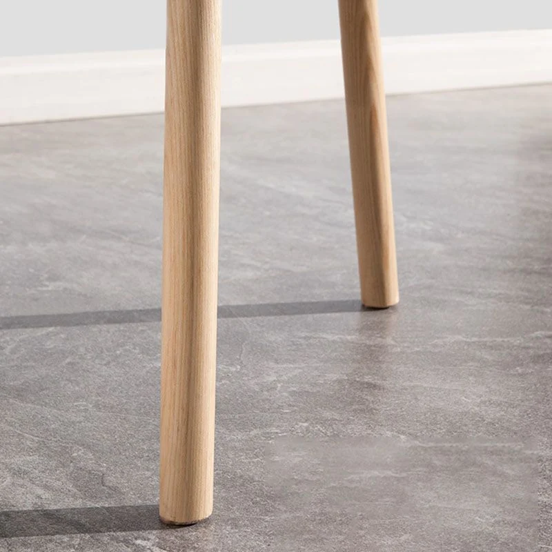 Houten eetkamerstoel eigentijdse stijl, armloze zijstoelen voor restaurants Clearhalo