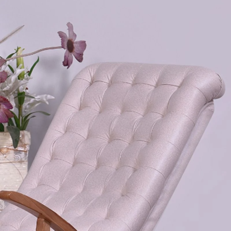 Houten onderstel Chaise Lounge Luie fauteuil Vrije tijd Schommelstoel voor één huis Clearhalo