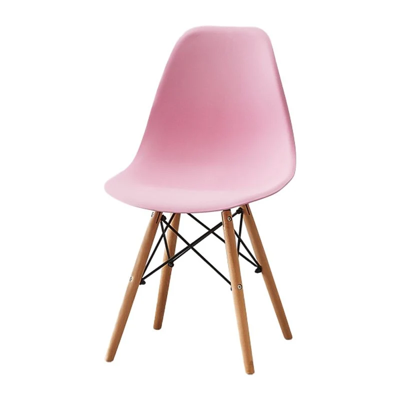 Houten Scandinavische stoel voor binnen en buiten, stoel met massieve achterkant Clearhalo