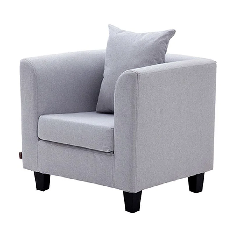 Inclusief armen Stoel 25,5" L x 24"B x 23,6"H Linnen stoel voor woonkamer Clearhalo