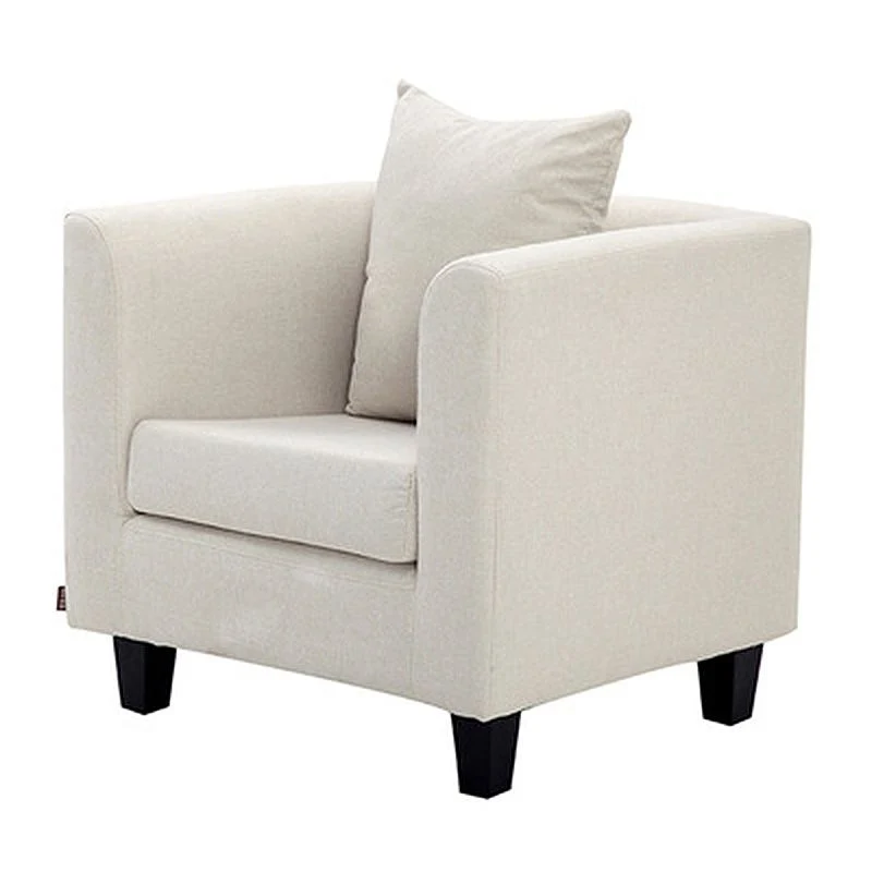 Inclusief armen Stoel 25,5" L x 24"B x 23,6"H Linnen stoel voor woonkamer Clearhalo