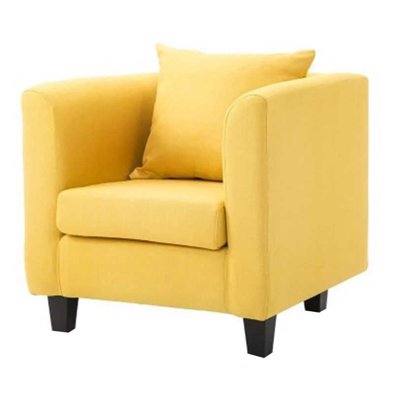 Inclusief armen Stoel 25,5" L x 24"B x 23,6"H Linnen stoel voor woonkamer Clearhalo