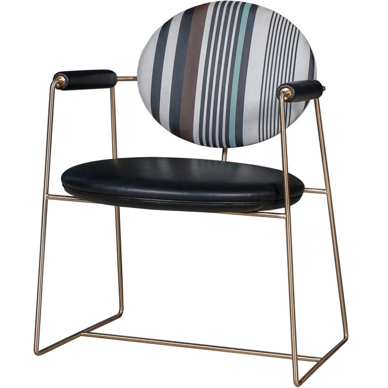 Indoor Glam Eetkamerstoel King Louis Rugleuningstoel met gestoffeerd Clearhalo