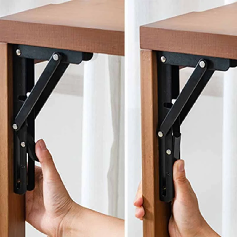 Indoor Minimalisme Barkruk Armloze houten rugleuning Opvouwbare tegenkruk Clearhalo