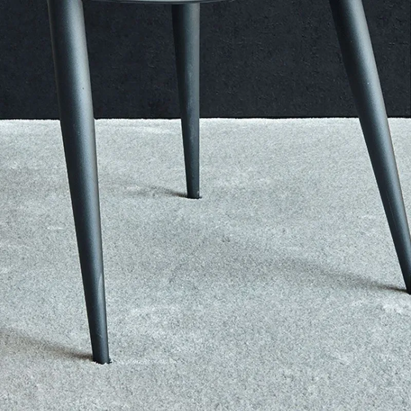 Industrieel ontwerp Armloze stoelen met rugleuning, Eetkamerstoelen van kunstleer Clearhalo