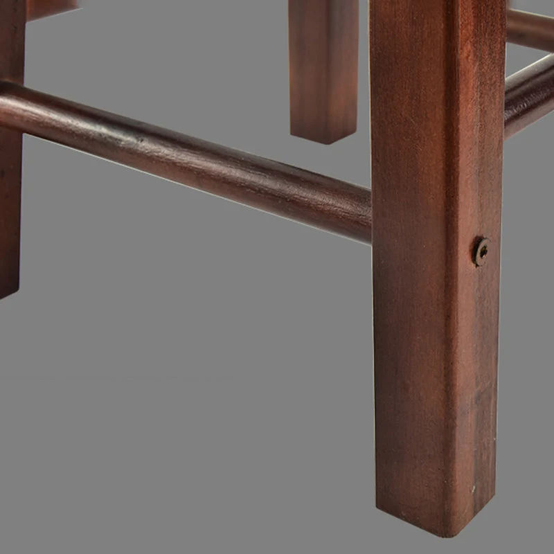 Industriële houten eenvoudige retro barkruk, hoge binnenkruk met ronde zitting Clearhalo