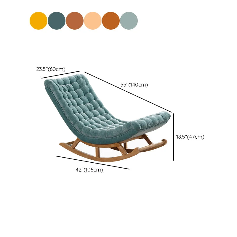 Interieurmeubilair Ontspannen Luie Fauteuil Vrije tijd Fluwelen Schommelstoel Clearhalo