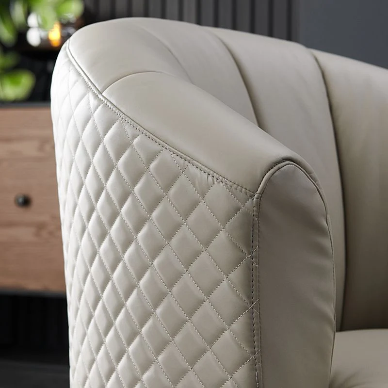 Italiaanse lichte luxe fauteuil Draaibare enkele stoel Zitkamer Eenpersoonsbank Scandinavisch Clearhalo