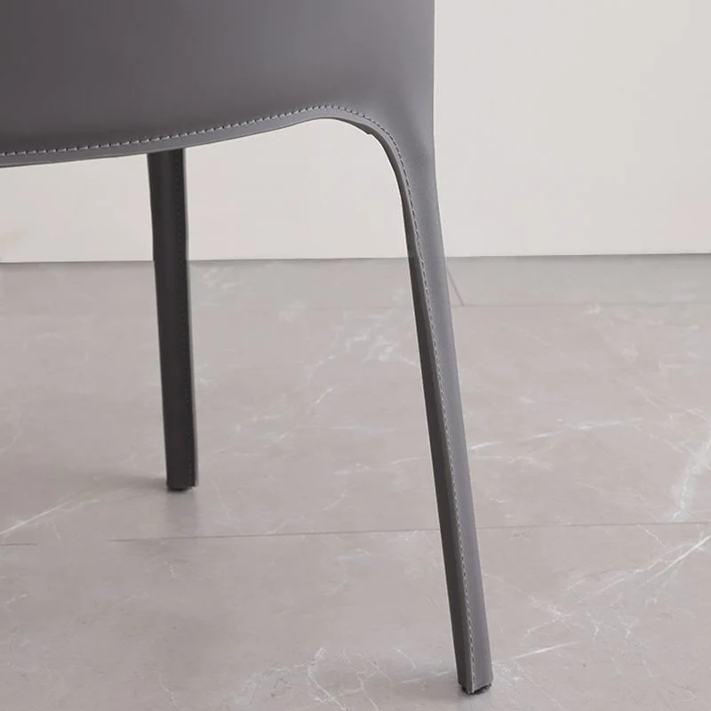 Kunstleer arm eetkamerstoelen moderne thuis eetkamer bijzetstoel Clearhalo
