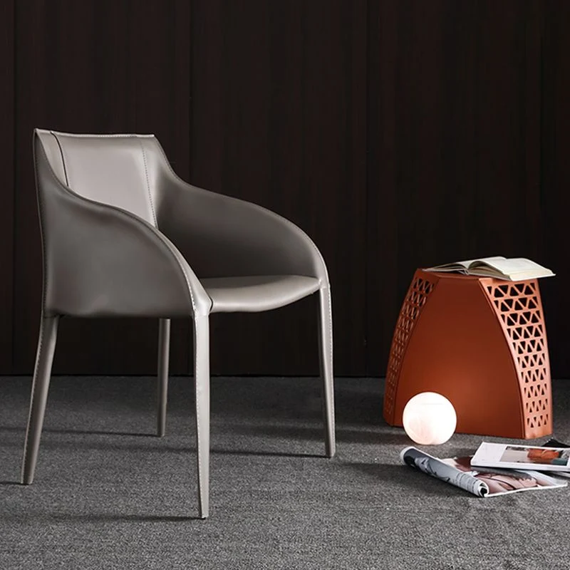 Kunstleer eetkamerstoelen Moderne eetkamerstoel voor de keuken Clearhalo