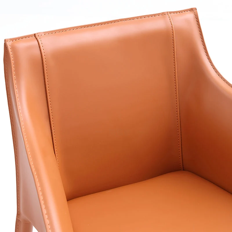 Kunstleer eetkamerstoelen Moderne eetkamerstoel voor de keuken Clearhalo