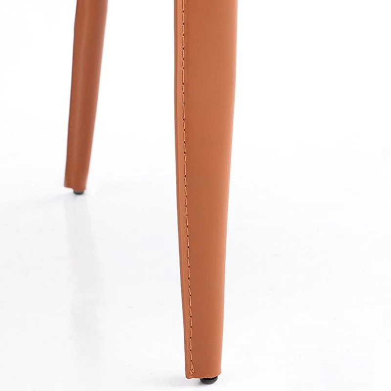 Kunstleer eetkamerstoelen Moderne eetkamerstoel voor de keuken Clearhalo
