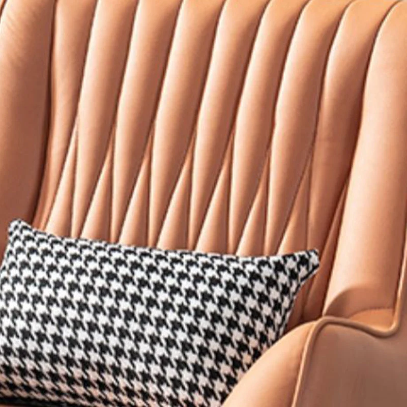 Kunstleer fauteuil 31,49 "L x 27,55" B x 35,43 "H uitlopende armstoel voor woonkamer Clearhalo