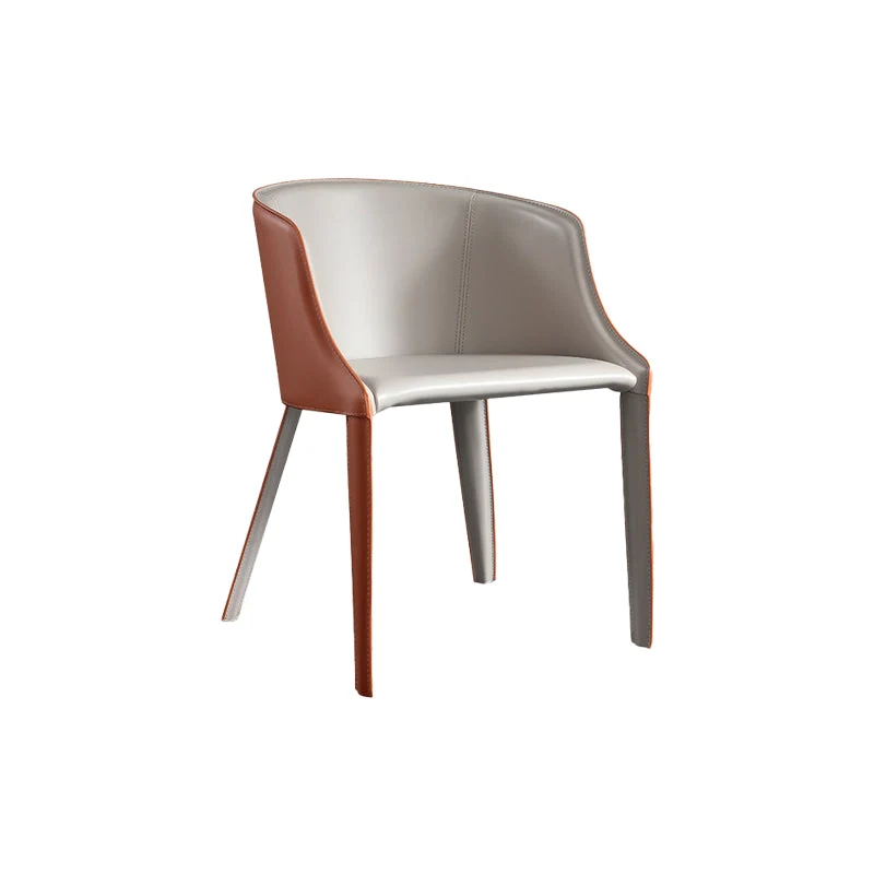 Kunstleer keukeneetkamerstoelen moderne metalen bijzetstoelen Clearhalo