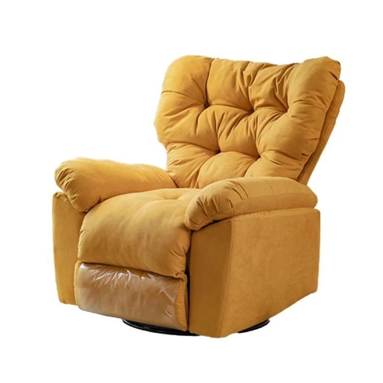Kunstleer Wing Chair Fauteuil Verstelbare Wingback-fauteuil met getufte rugleuning Clearhalo