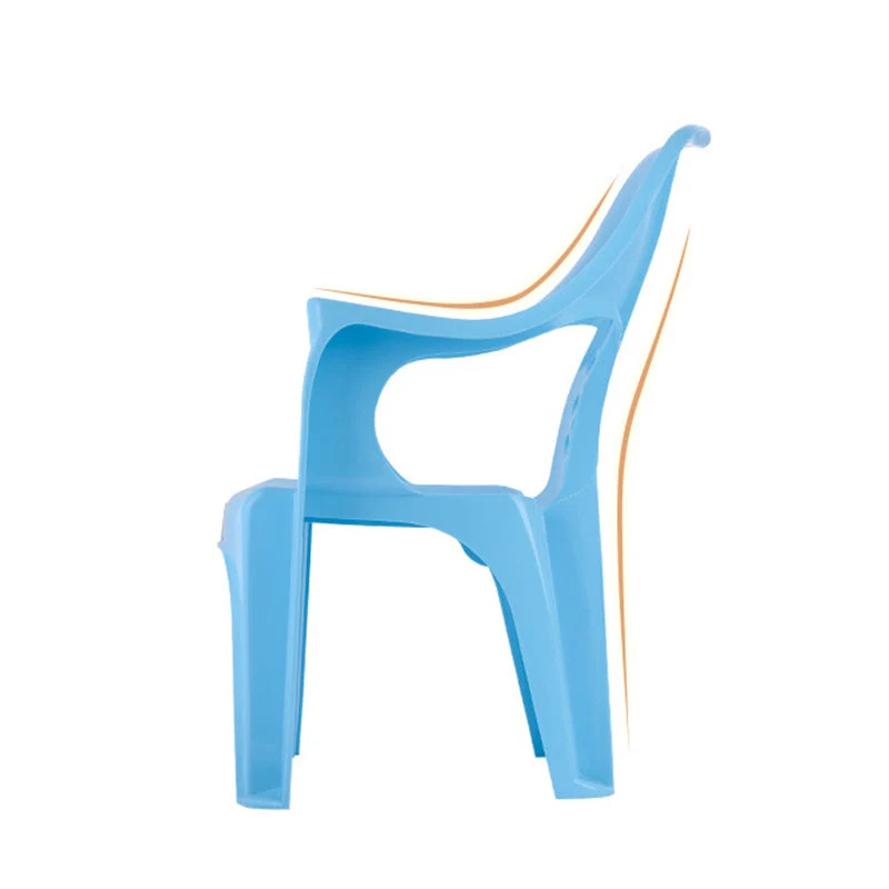 Kunststof moderne eetfauteuils voor binnen, stapelbaar, eetfauteuil voor thuis Clearhalo