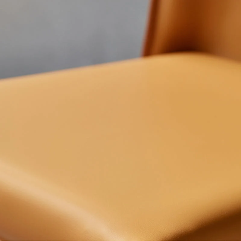 Leren barkruk Moderne lage rugleuning voor eetkamer Clearhalo