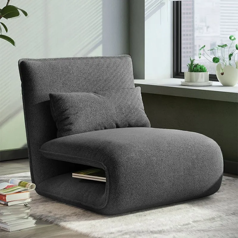 Linnen converteerbare stoel 25,6 "L x 25,6" B x 27,5 "H stoel voor woonkamer en slaapkamer Clearhalo