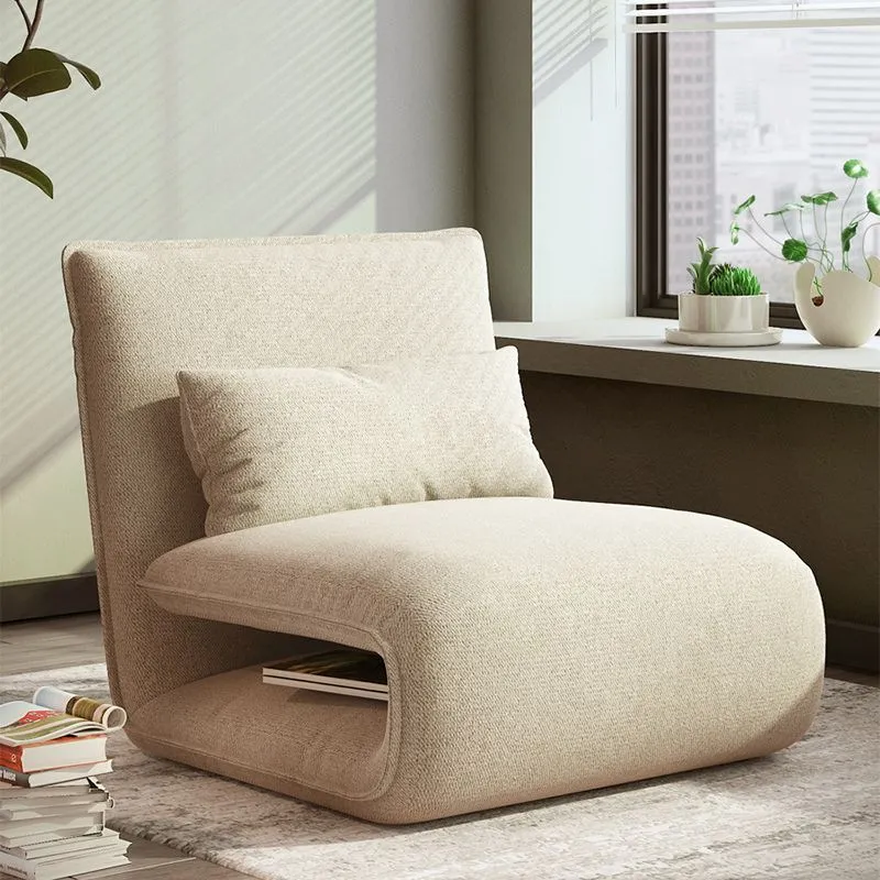 Linnen converteerbare stoel 25,6 "L x 25,6" B x 27,5 "H stoel voor woonkamer en slaapkamer Clearhalo