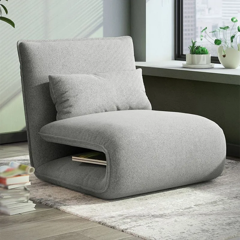 Linnen converteerbare stoel 25,6 "L x 25,6" W Stoel voor woonkamer en slaapkamer Clearhalo