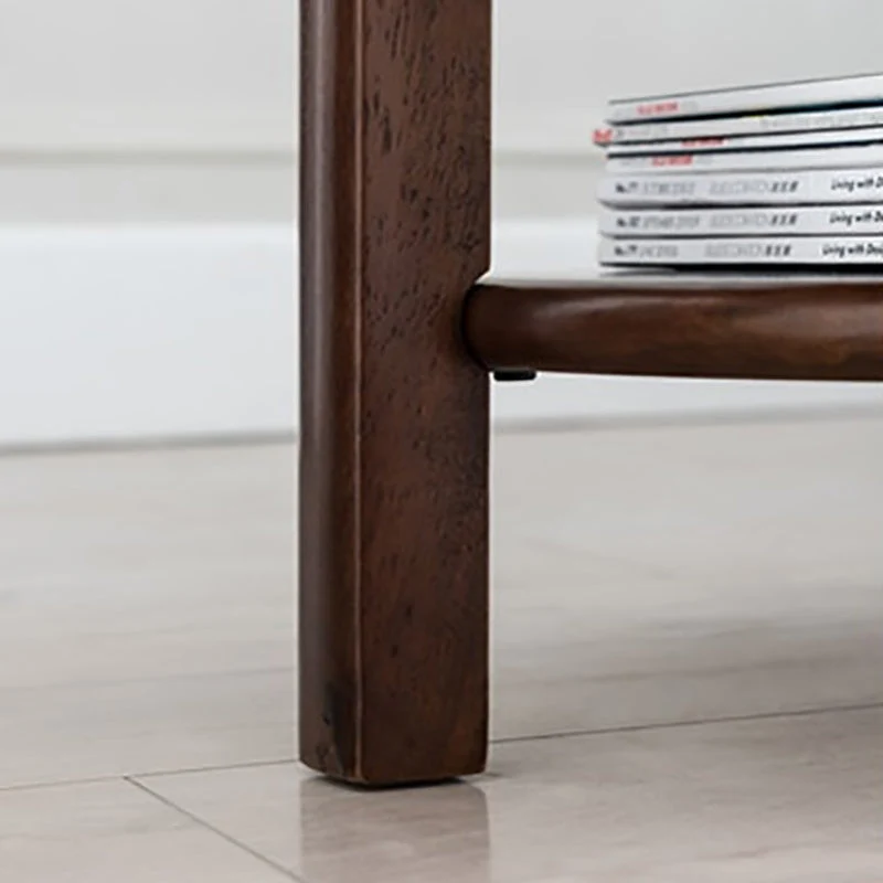 Massief houten bijzettafel met 3 poten Scandinavische minimalistische ronde bijzettafel Clearhalo
