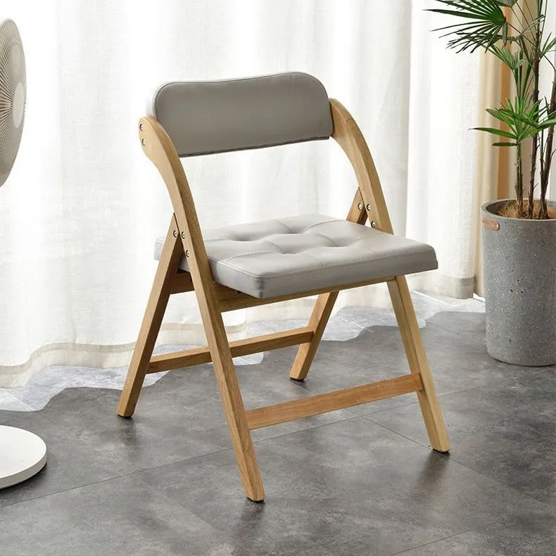 Massief houten eetkamerstoel Moderne stijl klapstoel voor eetkamer Clearhalo