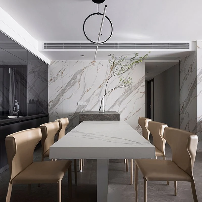 Matte afwerking Wingback bijzetstoel Eigentijdse eetkamerstoel met leren poten Clearhalo