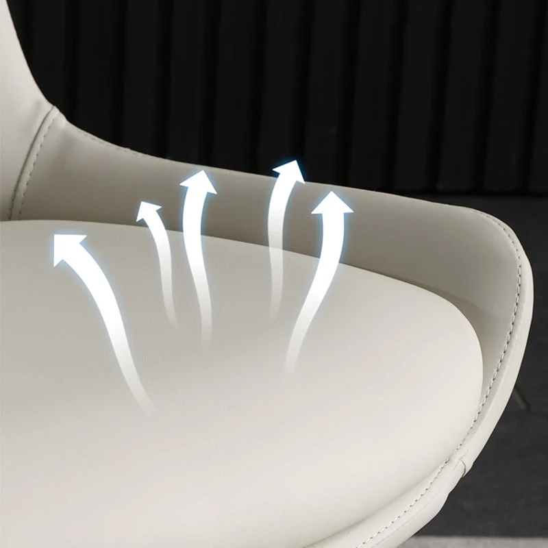 Metalen bijzetstoel Scandinavische stijl, gouden basis bijzetstoel voor slaapkamer Clearhalo