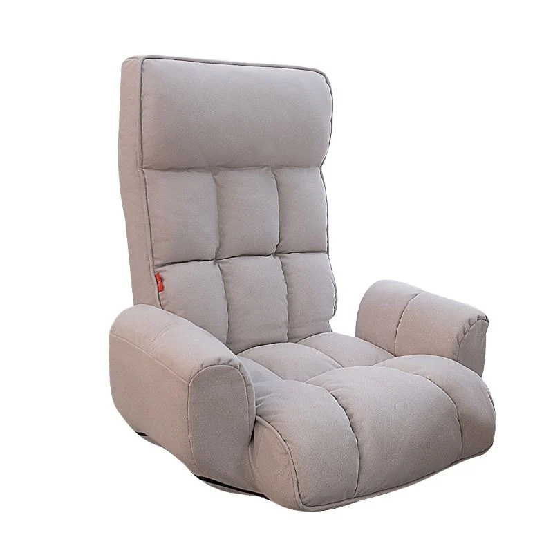 Modern en eigentijds standaard fauteuil metaal kunstleer effen kleur draaibare basis Clearhalo