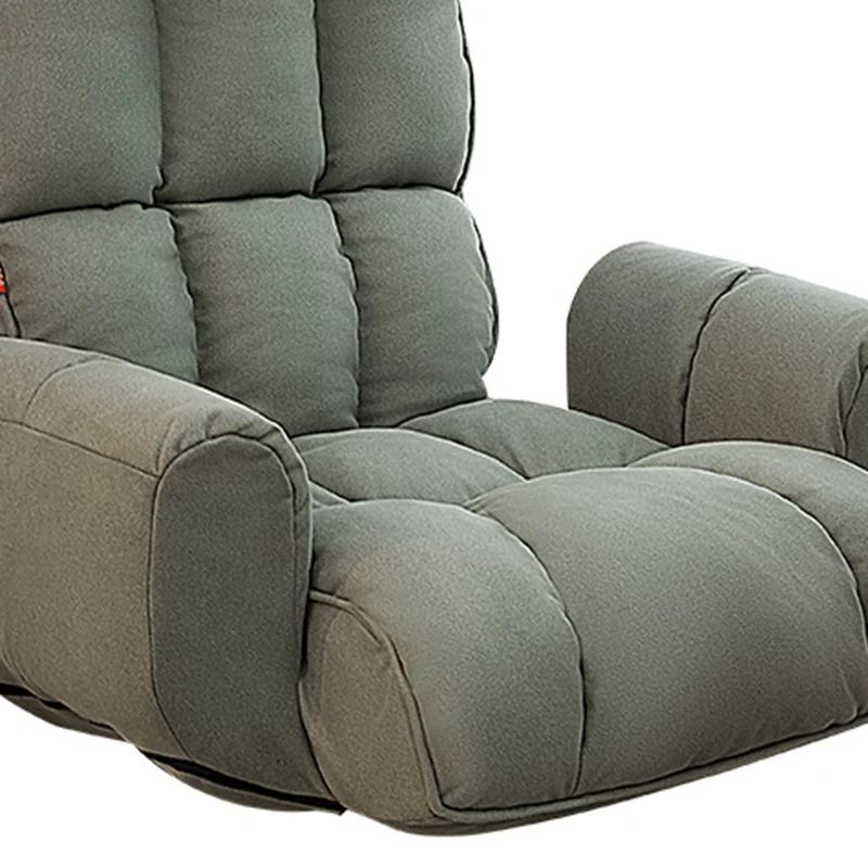 Modern en eigentijds standaard fauteuil metaal kunstleer effen kleur draaibare basis Clearhalo