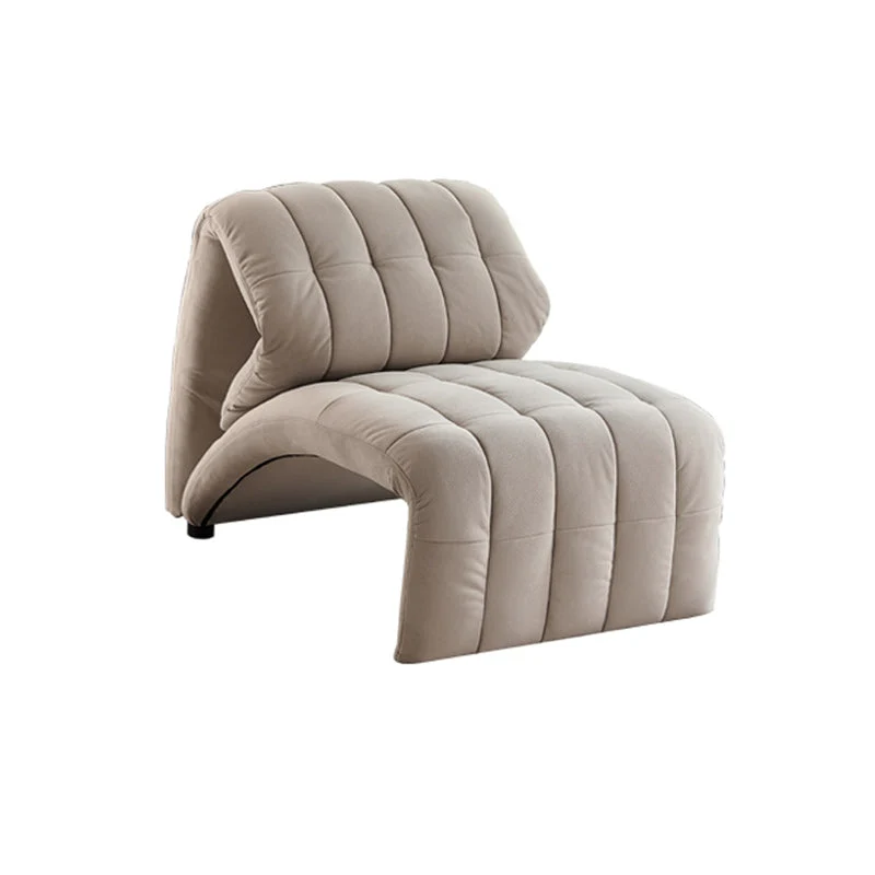 Moderne 48,03 inch brede standaard fauteuil met metalen frame Clearhalo