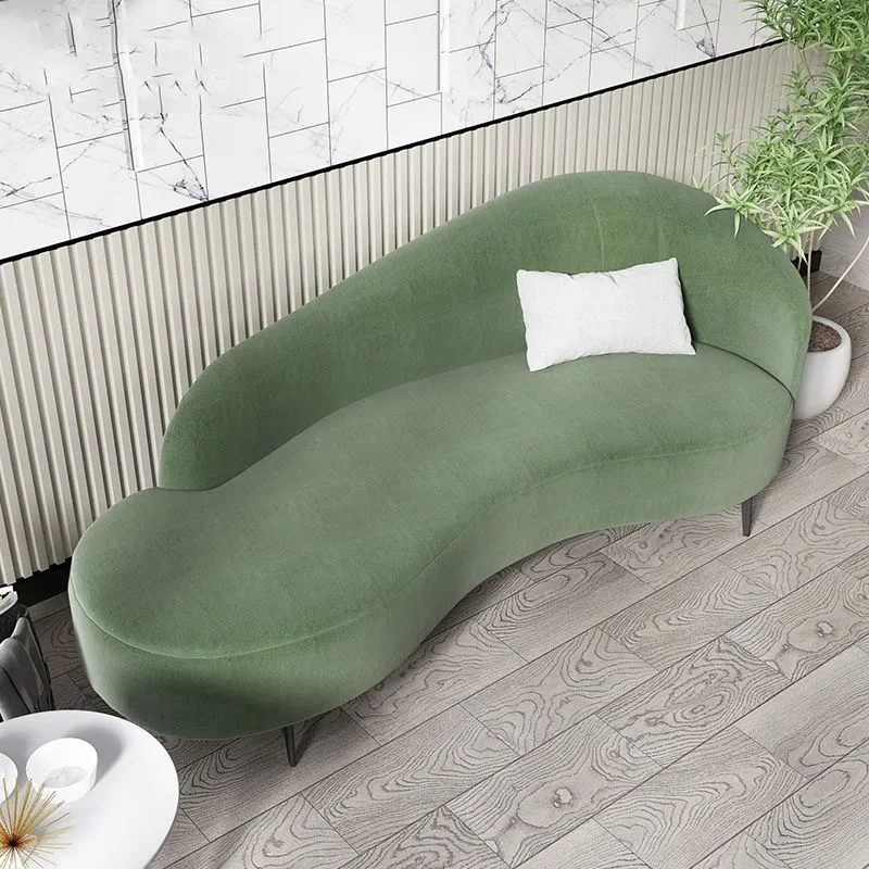 Moderne chaise lounge effen kleur chaise lounge bank voor woonkamer Clearhalo