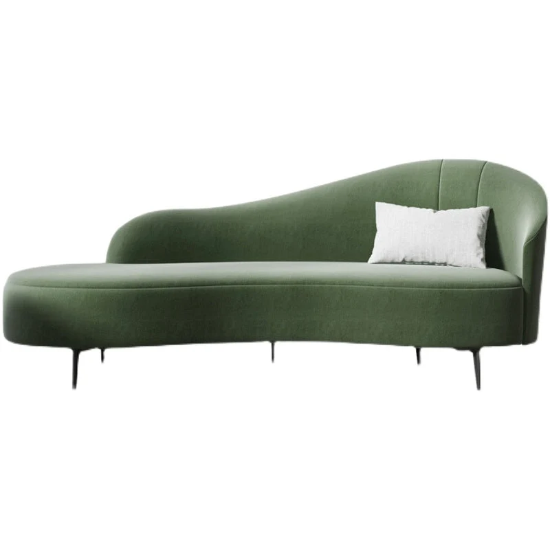 Moderne chaise lounge effen kleur chaise lounge bank voor woonkamer Clearhalo
