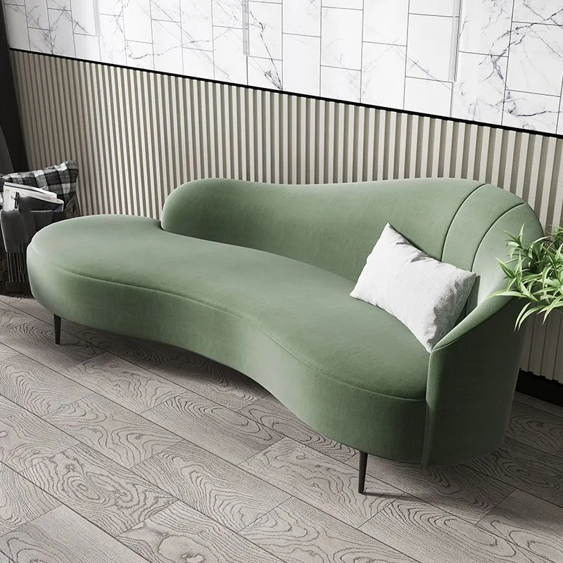 Moderne chaise lounge effen kleur chaise lounge bank voor woonkamer Clearhalo