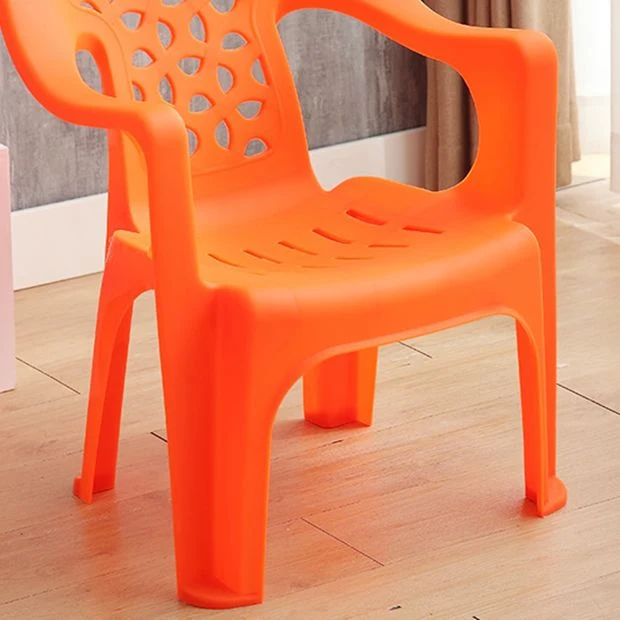 Moderne eetfauteuil voor binnen, stapelbare kunststof eetkamerstoelen Clearhalo