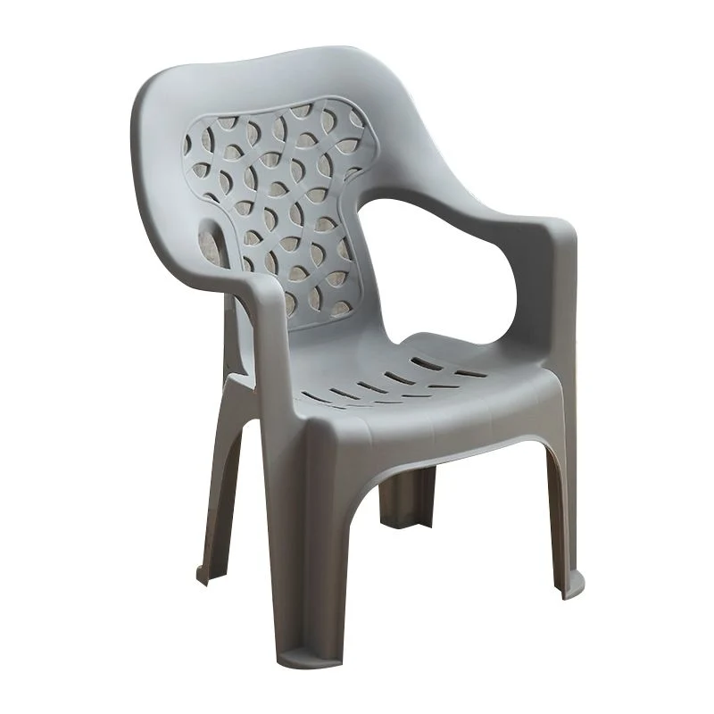 Moderne eetfauteuil voor binnen, stapelbare kunststof eetkamerstoelen Clearhalo