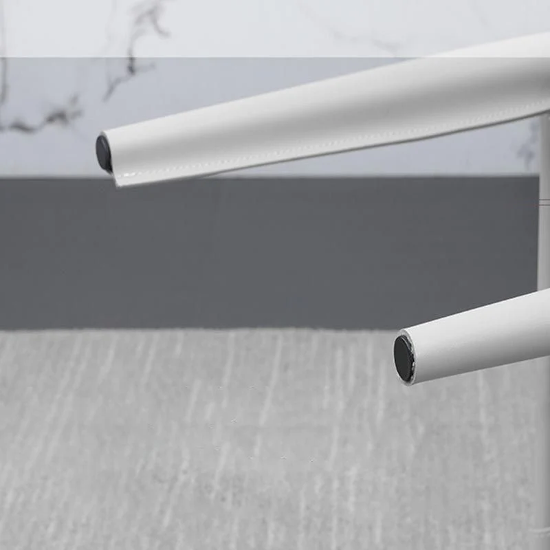 Moderne eetkamerstoelen Armloze stoelen met metalen poten voor keuken Clearhalo