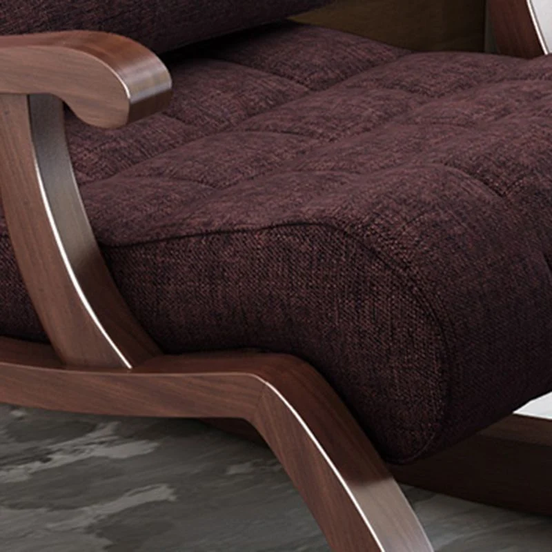 Moderne fauteuil uit het midden van de eeuw Gestoffeerde fauteuil Clearhalo