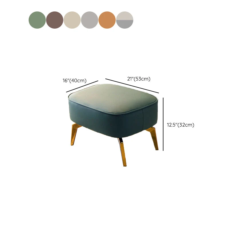 Moderne gestoffeerde schommelstoel met metalen frame, wrijvingsbestendige schommelstoel voor thuis Clearhalo