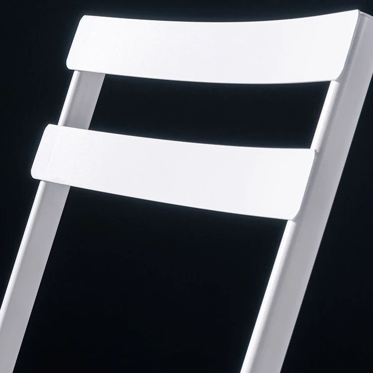 Moderne keukenstoelen Eetkamerstoelen zonder armleuningen met metalen poten Clearhalo