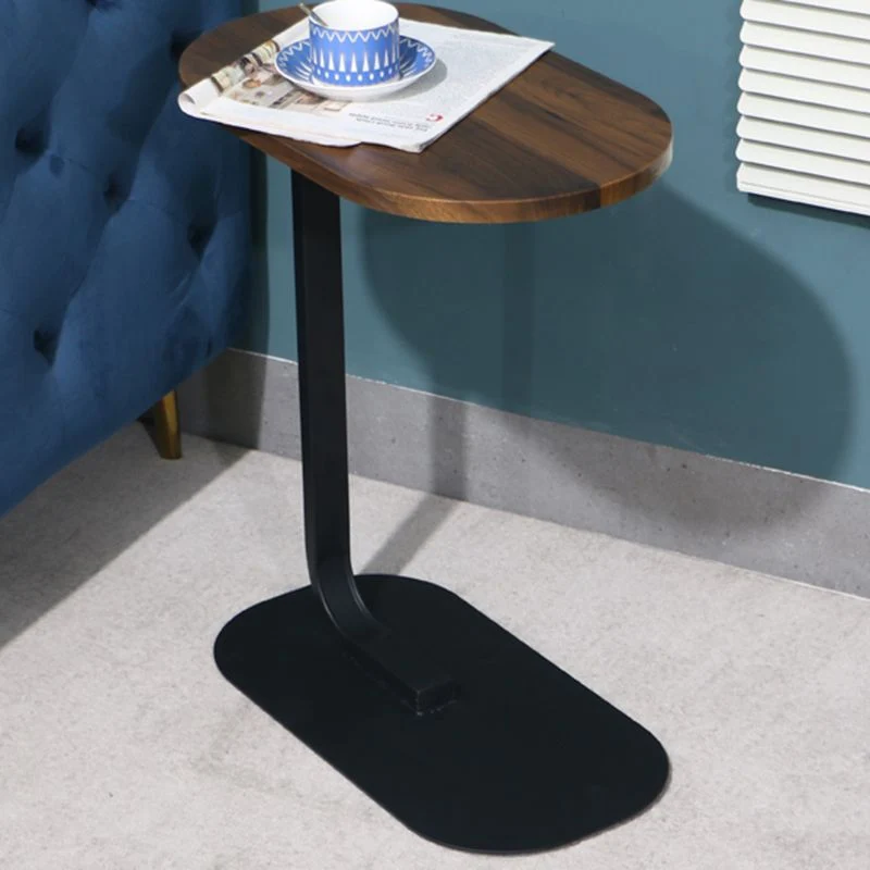 Moderne minimalistische houten bijzettafel C hoektafel voor woonkamer Clearhalo