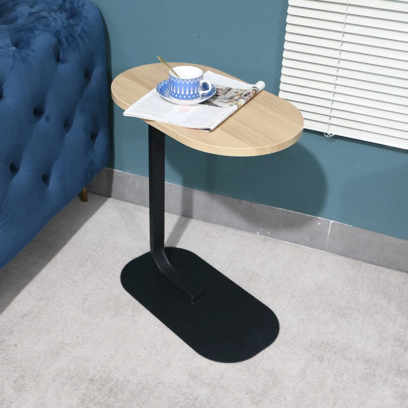 Moderne minimalistische houten bijzettafel C hoektafel voor woonkamer Clearhalo