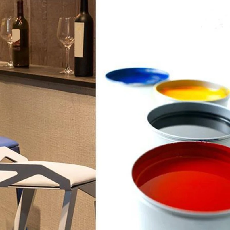 Moderne stapelbare rugleuning-tegenkruk, ijzeren café-barkruk met kussen en pedaal Clearhalo
