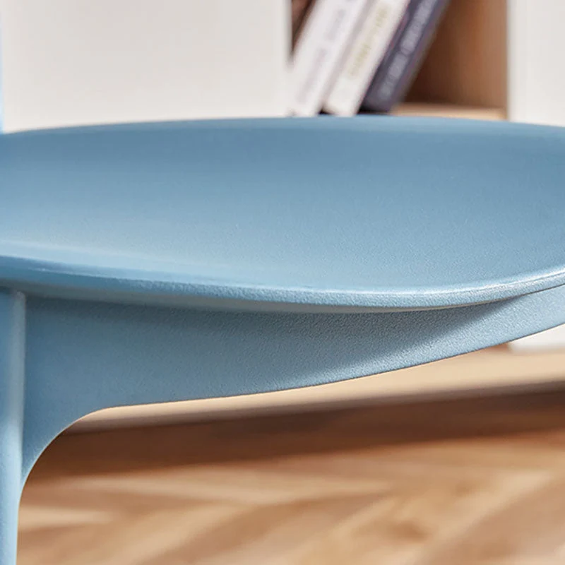Moderne stapelbare stoel eetkamerarmloze stoel met plastic poten voor keuken Clearhalo