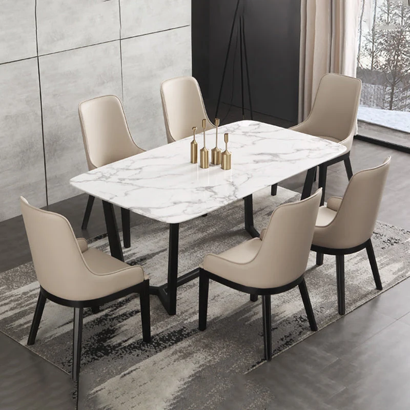 Moderne stijl kunstleer stoelen arm zijstoelen met houten poten voor thuisgebruik Clearhalo