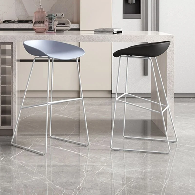 Moderne stijl kunststof tegenkruk Tegenhoogte emmer barkruk Clearhalo