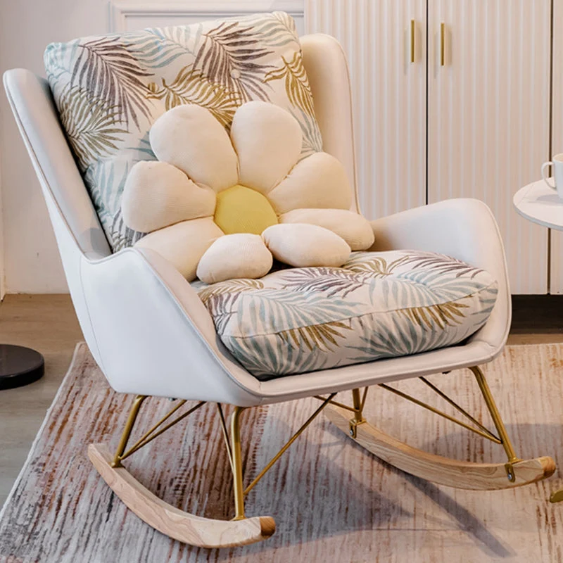 Moderne stijl lichte luxe chaise luie fauteuil vrijetijdslounge schommelstoel Clearhalo