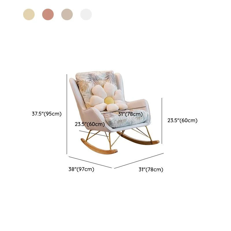 Moderne stijl lichte luxe chaise luie fauteuil vrijetijdslounge schommelstoel Clearhalo